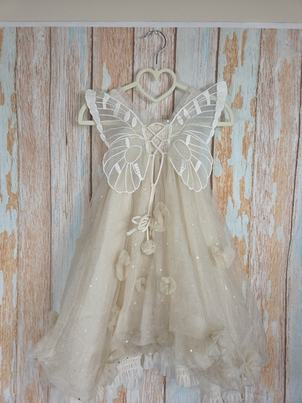Luna Luna Collection "Zara" Stone Celestial Fairy Wing Dress. Size 3t